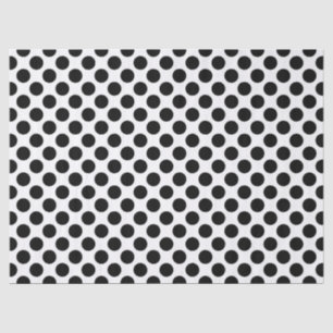 Dots seamless pattern black + your back tissue paper