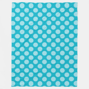 Dots seamless pattern white transp. + your backgr. fleece blanket