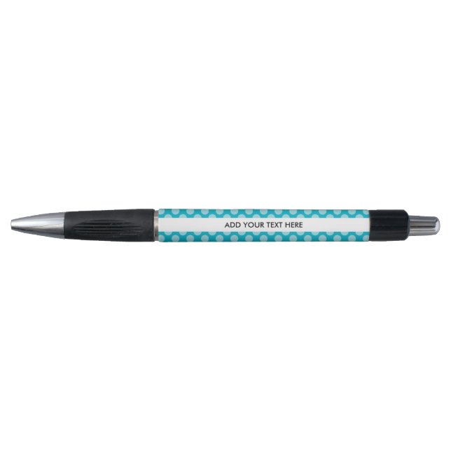 Dots seamless pattern white transp. + your backgr. pen (Front)