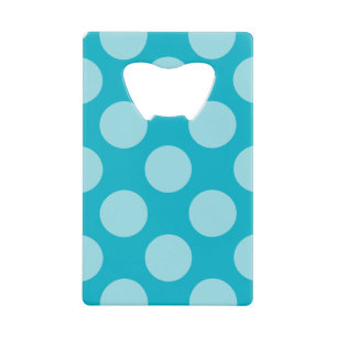 Dots seamless pattern white transp. + your backgr. wallet bottle opener