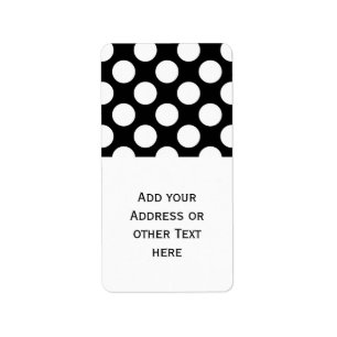Dots seamless pattern white + your backgr. label