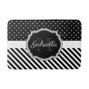 Dots & Stripes Bath Mat
