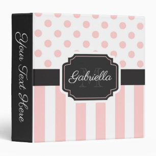 Dots & Stripes Binder