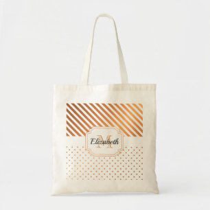 Dots & Stripes Tote Bag