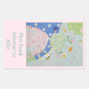 Dotsie's daughter bookplate sticker