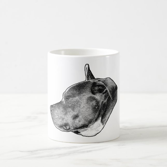 dotstrength pitbull coffee mug (Center)