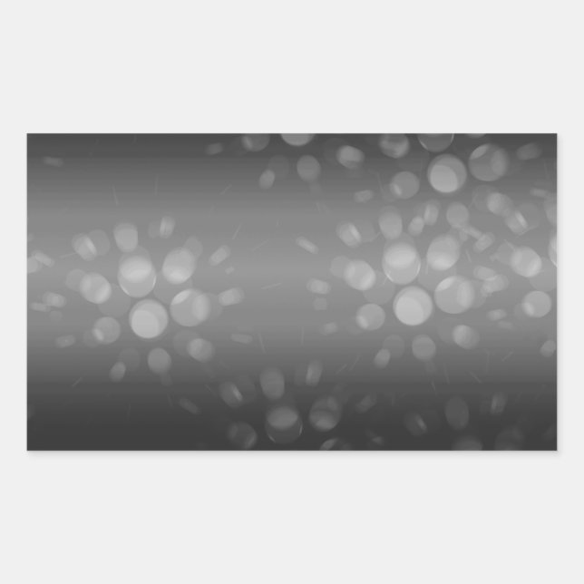 Dotted Bursts Pattern - Black, Grey, White Sticker (Front)