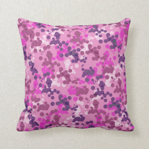 Dotted Camo Throw Pillow