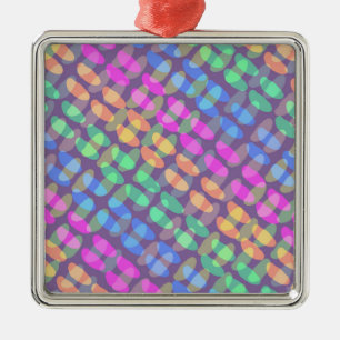 Dotted Check 2011 Metal Ornament