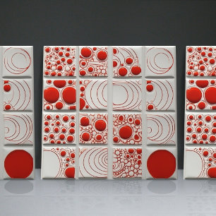Dotted Faux Relief Glazed Contemporary Home Decor Tile