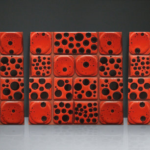 Dotted Faux Relief Glazed Contemporary Home Decor Tile