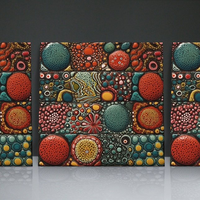 Dotted Faux Relief Glazed Contemporary Home Decor Tile (Creator Uploaded)