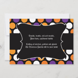 Dotted Halloween Party Invitation