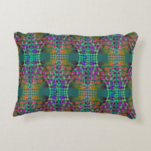 Dotted Orderly Chaos Wallpaper coloured + your ide Decorative Pillow