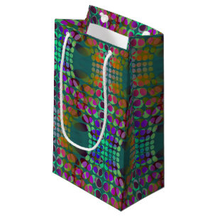 Dotted Orderly Chaos Wallpaper coloured + your ide Small Gift Bag