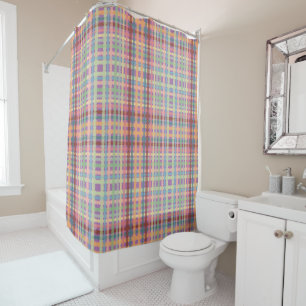 Dotted Pastel Plaid Pattern 