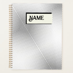 Dotted striped pattern Planner