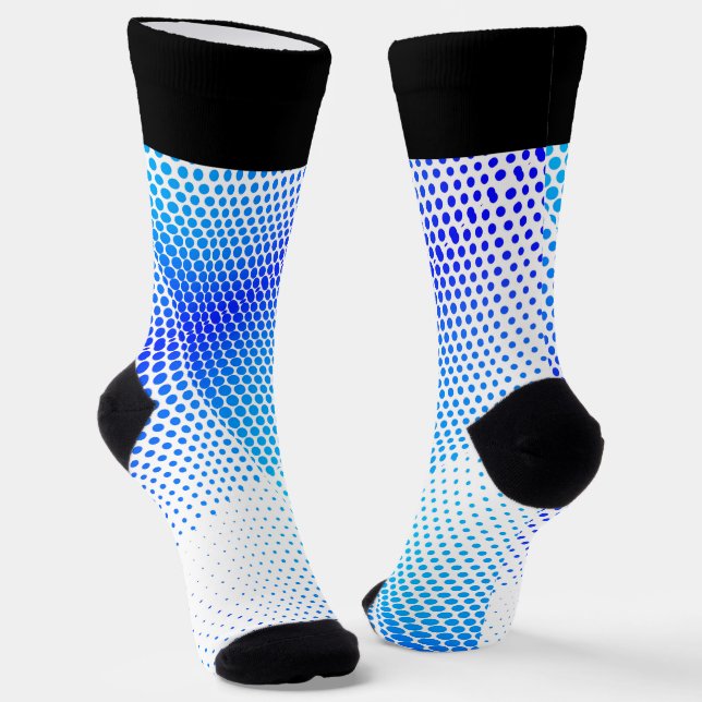  Dotted striped pattern  Socks (Angled)
