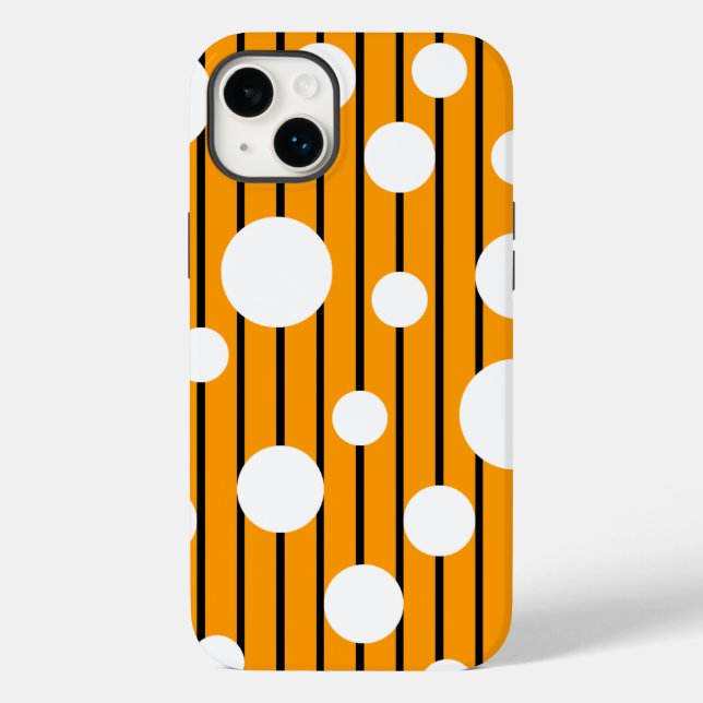 Dotted Stripes Case-Mate iPhone Case (Back)