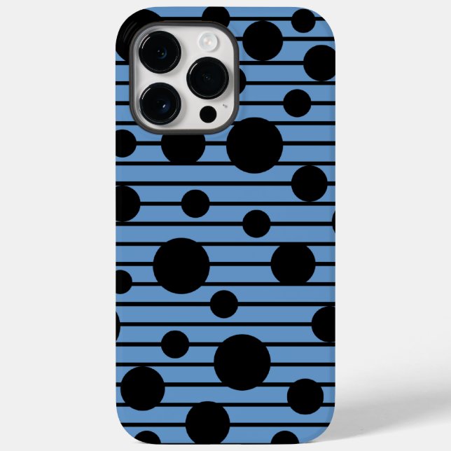 Dotted Stripes Case-Mate iPhone Case (Back)