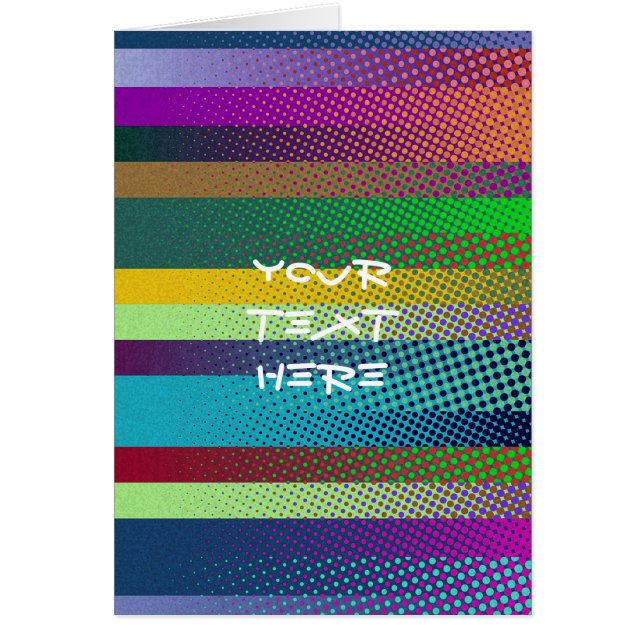 Dotted Stripes Pattern coloured + your ideas (Front)