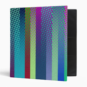Dotted Stripes Pattern coloured + your ideas Binder