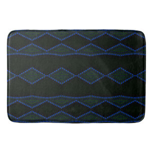 Dotted Triangles Bath Mat