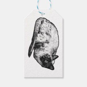 Dotted whisker gift note tags
