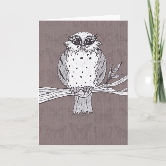 Dotti the Owl 32 Greeting Cards (Front)