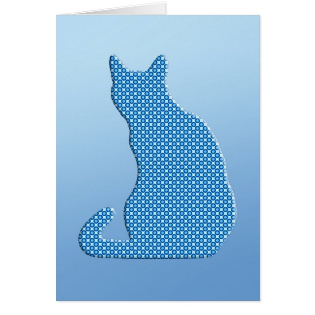 Dotty Chat - tons bleu (Devant)