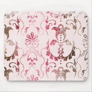Dotty Damask Mouse Pad