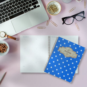 Dotty Delight Blue Planner