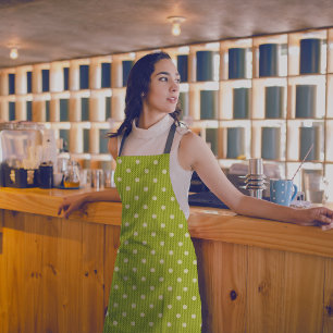 Dotty Delight Green Apron