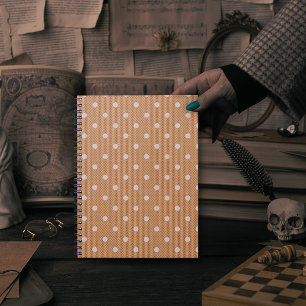 Dotty Delight Orange photo Notebook