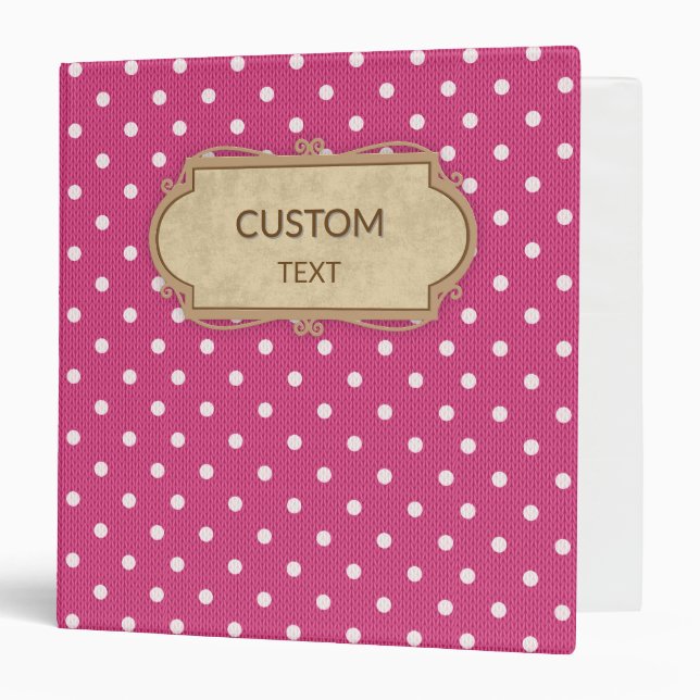 Dotty Delight Red Binder (Front/Inside)
