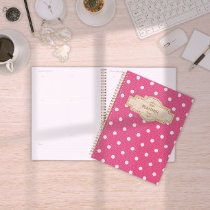 Dotty Delight Red Planner