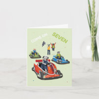 Dotty Dog Age Seven Go Karting Birthday