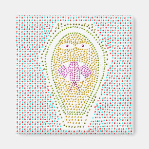 Dotty Egyptian cobra Magnet
