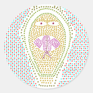 Dotty Egyptian Cobra Sticker