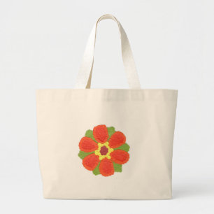 Dotty Flower Jumbo Tote