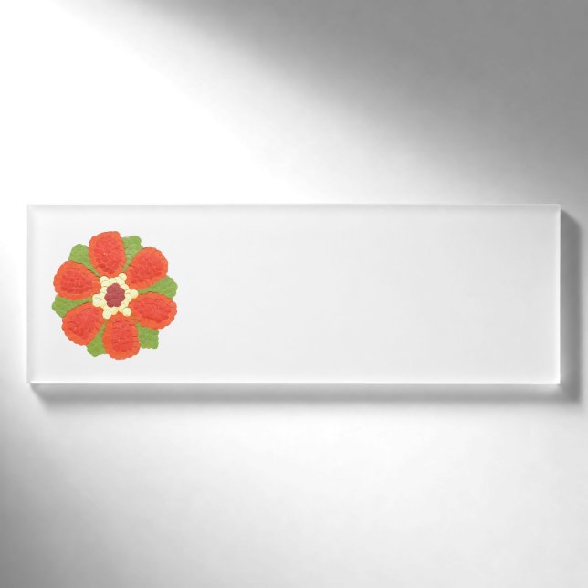 Dotty Flower Name Tag (Front)