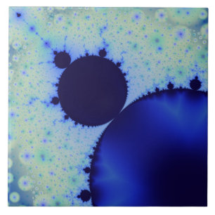 Dotty Mandelbrot Ceramic Tile