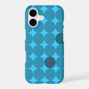Dotty Monogram In Red And Aqua