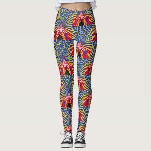Dotty Radiant Motion Circus theme Leggings