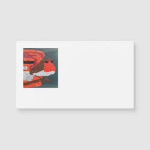 Dotty Robin Magnetic Business Card