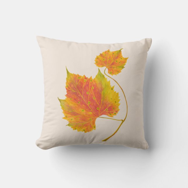 Dotty Spotty Fall on a Pillow (Front)