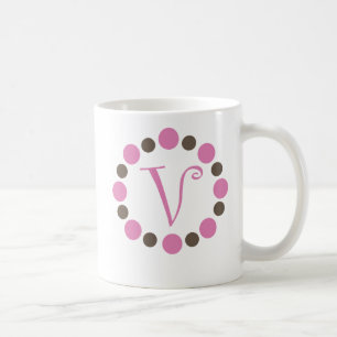 Dotz Initial Mug "V"