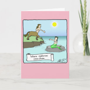 "D'où viennent les hippocampes" Carte Saint-Valent