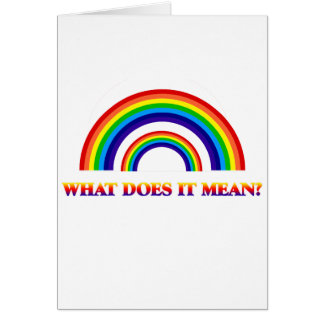 Double arc-en-ciel. Que signifie-t-il ?