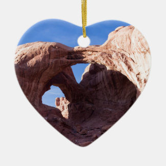 Double Arches Ceramic Ornament